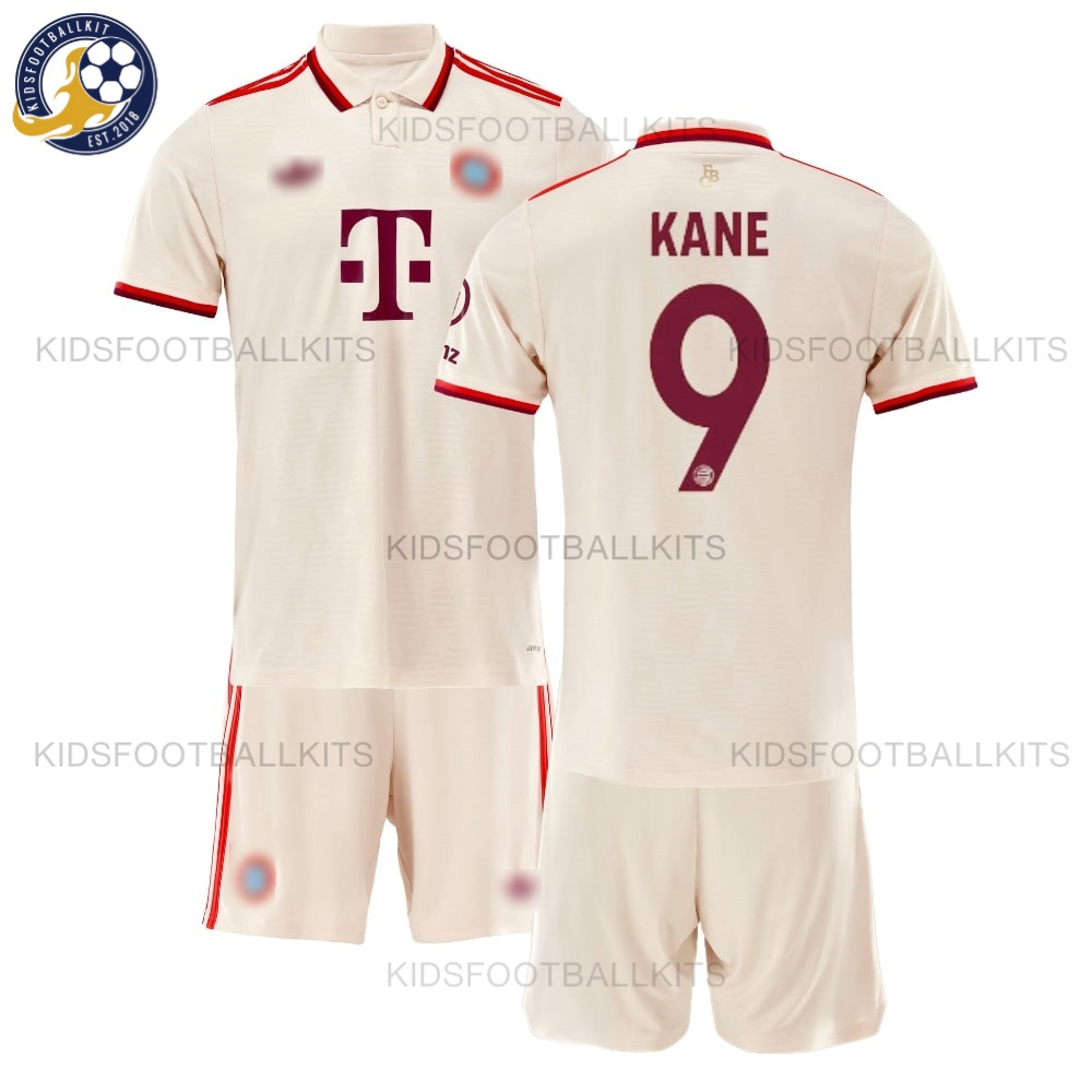 Bay^_^rn Third Kids Football Kit 2024/25 – KANE 9 (No Socks)